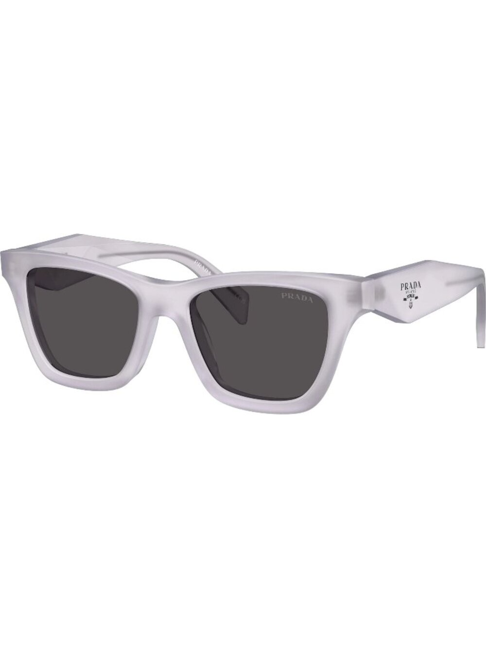 NWT PRC07S 22G08Z Prada Grey Cat Eye Ladies Sunglasses PR C07S